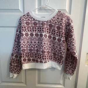 Better Together Classic Lounge Red White Sweatshirt